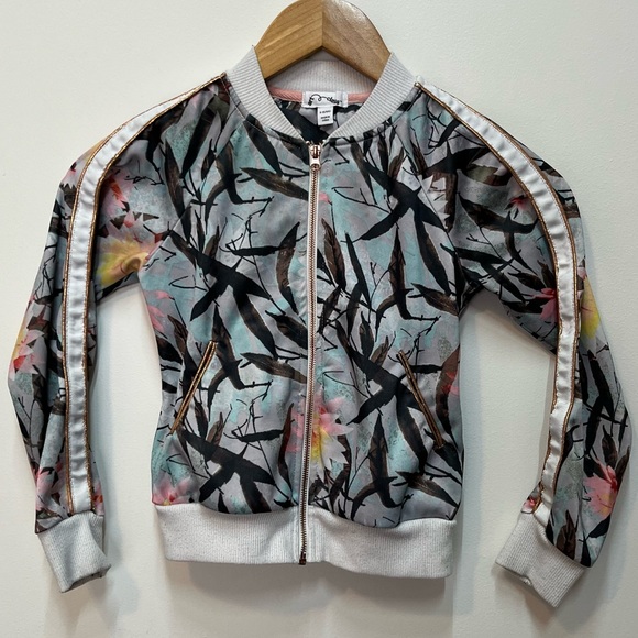 ART CLASS FLORAL BOMBER JACKET S(6/6X) - Picture 4 of 9